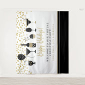 Achtergrondnamen voor virtueel feest met feestdage wandkleed (Voorkant)