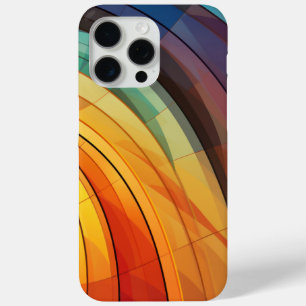 Achtergrondontwerp in regenboogkleuren iPhone 15 pro max hoesje