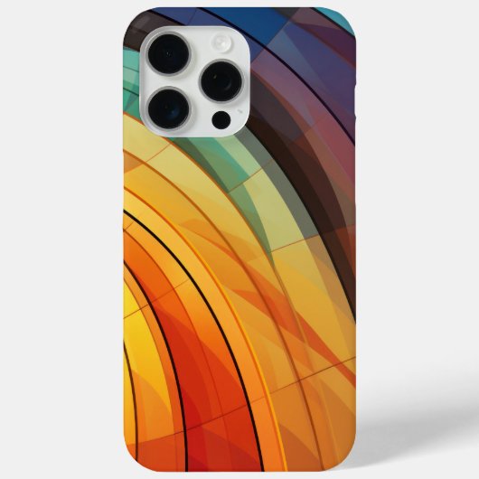 Achtergrondontwerp in regenboogkleuren Case-Mate iPhone case (Achterkant)