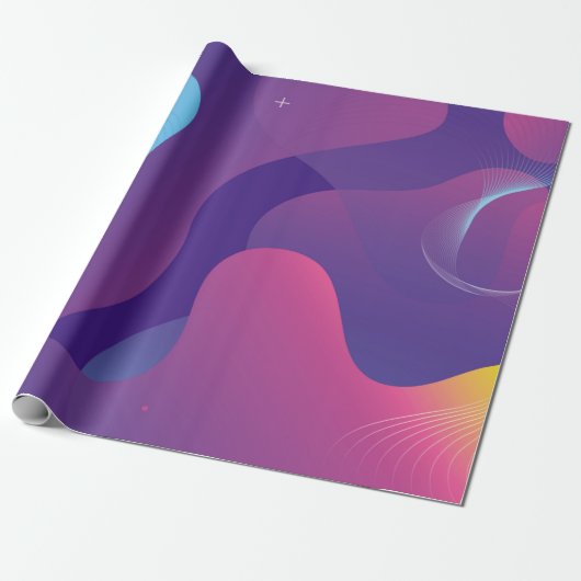 Achtergrondontwerp kleurverloop. Abstracte geometr Cadeaupapier (Uitgerold)