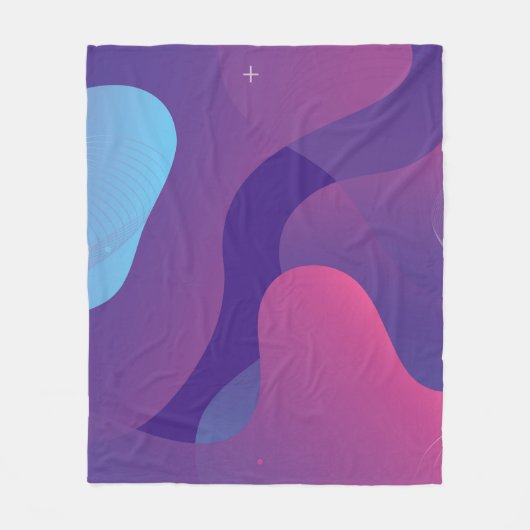 Achtergrondontwerp kleurverloop. Abstracte geometr Fleece Deken (Voorkant)