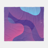 Achtergrondontwerp kleurverloop. Abstracte geometr Fleece Deken (Voorkant (Horizontaal))