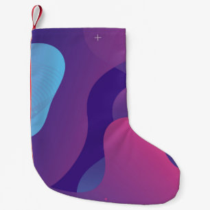 Achtergrondontwerp kleurverloop. Abstracte geometr Kleine Kerstsok