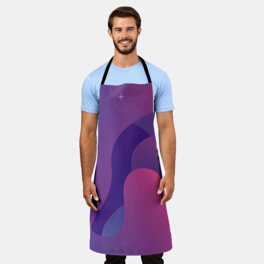 Achtergrondontwerp kleurverloop. Abstracte geometr Schort (Gedragen)