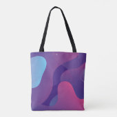 Achtergrondontwerp kleurverloop. Abstracte geometr Tote Bag (Achterkant)