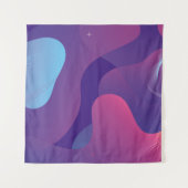 Achtergrondontwerp kleurverloop. Abstracte geometr Wandkleed (Voorkant)
