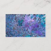 Achtergrondontwerp van balone zee shell 1 visitekaartje (Achterkant)