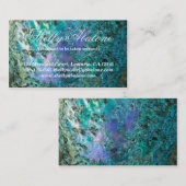 Achtergrondontwerp van balone zee shell 2 visitekaartje (Voorkant / Achterkant)