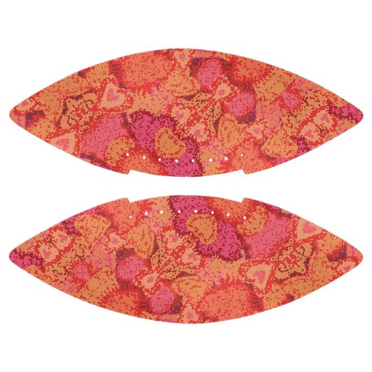 Achtergrondontwerp van de kleurrijke mozaïekharten american football (Panelen)