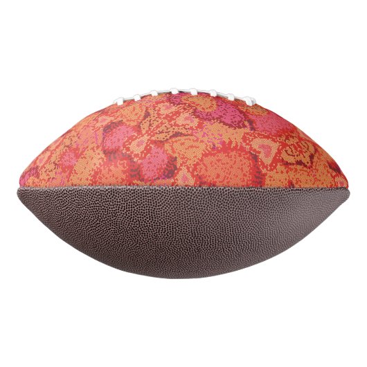 Achtergrondontwerp van de kleurrijke mozaïekharten american football (Gedraaid 90)