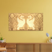 Achtergrondontwerp voor zwenkpapier canvas afdruk (Insitu (Woonkamer))