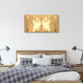 Achtergrondontwerp voor zwenkpapier canvas afdruk (Insitu (Slaapkamer))