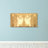 Achtergrondontwerp voor zwenkpapier canvas afdruk (Insitu (Houten vloer))