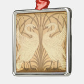 Achtergrondontwerp voor zwenkpapier metalen ornament (Links)