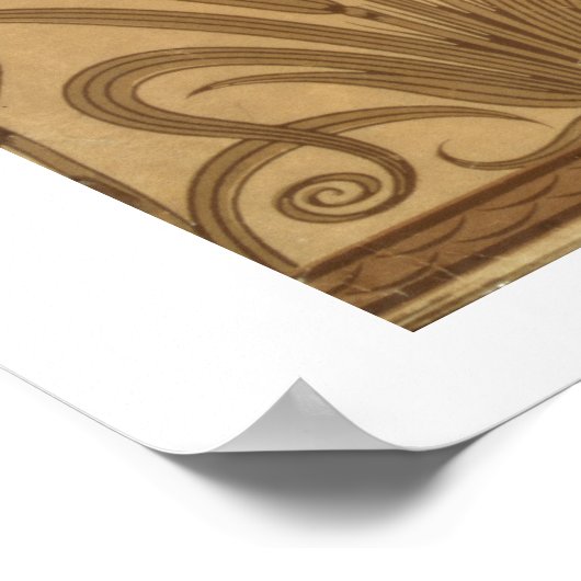 Achtergrondontwerp voor zwenkpapier poster (Hoek)