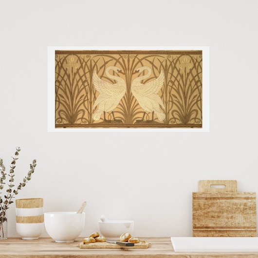 Achtergrondontwerp voor zwenkpapier poster (Keuken)