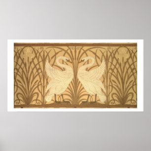 Achtergrondontwerp voor zwenkpapier poster