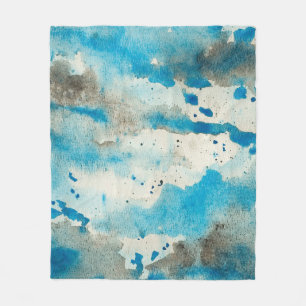Achtergrondontwerp waterverf fleece deken