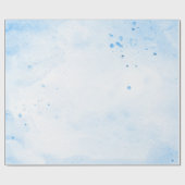 Achtergrondpapier voor blauwe waterverf cadeaupapier (Vlak)