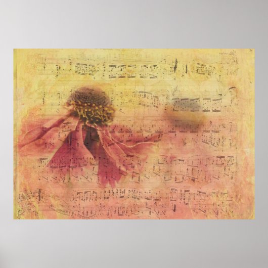 Achtergrondpapier voor textuur bloesem poster (Voorkant)