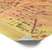 Achtergrondpapier voor textuur bloesem poster (Hoek)