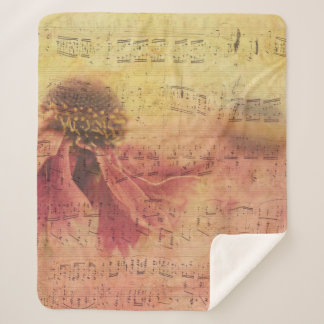 Achtergrondpapier voor textuur bloesem sherpa deken