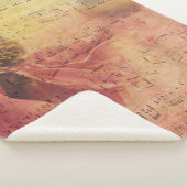 Achtergrondpapier voor textuur bloesem sherpa deken (3/4)