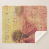 Achtergrondpapier voor textuur bloesem sherpa deken (Voorkant (horizontaal))