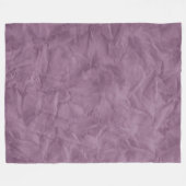 AchtergrondPAPIERTEXTURE - plum Fleece Deken (Voorkant (Horizontaal))