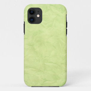 AchtergrondPAPIERTEXTUUR - groen iPhone 11 Hoesje