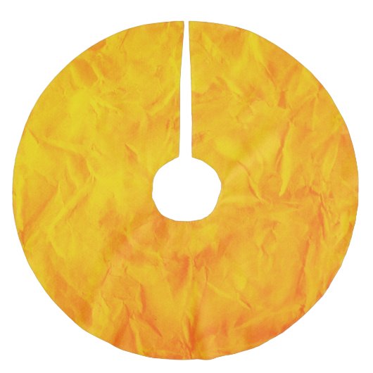 AchtergrondPAPIERTEXTUUR - oranje geel Kerstboom Rok (Voorkant)
