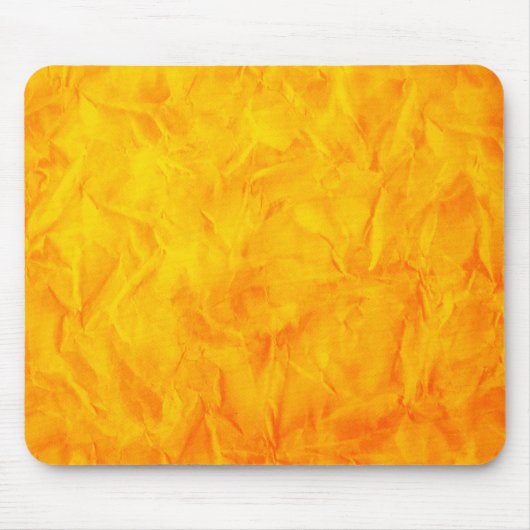 AchtergrondPAPIERTEXTUUR - oranje geel Muismat (Voorkant)