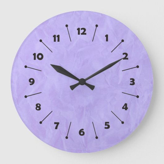 AchtergrondPAPIERTEXTUUR - violet Grote Klok (Voorkant)