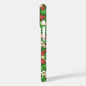 Achtergrondpatroon aardbeien Case-Mate iPhone case (Achterkant / Links)
