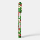 Achtergrondpatroon aardbeien Case-Mate iPhone case (Achterkant / Rechts)