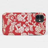 Achtergrondpatroon Damasflorale achtergrond Case-Mate iPhone Case (Achterkant (horizontaal))