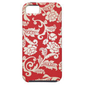 Achtergrondpatroon Damasflorale achtergrond Case-Mate iPhone Case (Achterkant)