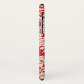 Achtergrondpatroon Damasflorale achtergrond Case-Mate iPhone Case (Achterkant/links)