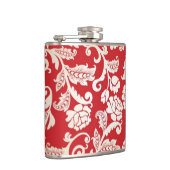 Achtergrondpatroon Damasflorale achtergrond Heupfles (Rechts)