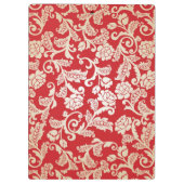 Achtergrondpatroon Damasflorale achtergrond Klembord (Achterkant)