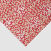 Achtergrondpatroon Damasflorale achtergrond Tissuepapier (Detail)