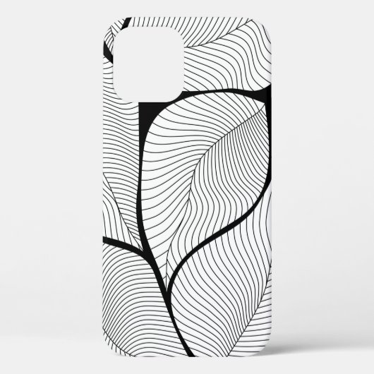 Achtergrondpatroon folieblad Case-Mate iPhone case (Achterkant)