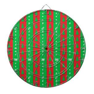Achtergrondpatroon kerstbomen dartbord