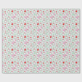 achtergrondpatroon pastelbloem cadeaupapier (Vlak)