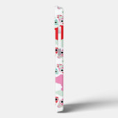 achtergrondpatroon pastelbloem Case-Mate iPhone case (Achterkant / Links)