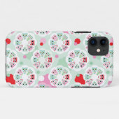 achtergrondpatroon pastelbloem Case-Mate iPhone case (Achterkant (horizontaal))
