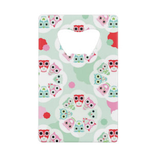 achtergrondpatroon pastelbloem creditkaart flessenopener