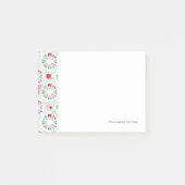 achtergrondpatroon pastelbloem post-it® notes (Voorkant)