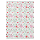 achtergrondpatroon pastelbloem tafelkleed (Voorkant)