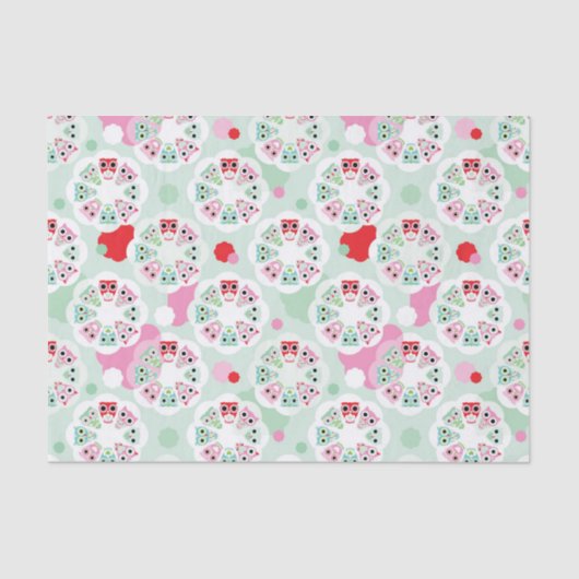 achtergrondpatroon pastelbloem tissuepapier (Voorkant)